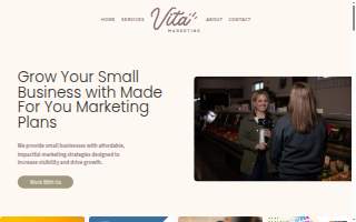 Vita Marketing website