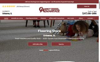 Carpet Advantage website