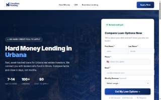 Hard Money Lenders Urbana IL website