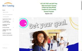 Illini Tutoring of Urbana website