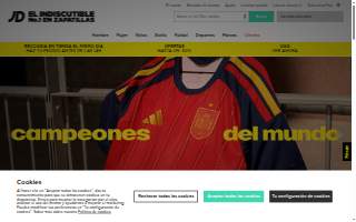 JD Sports website