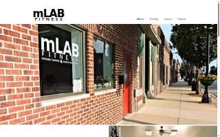 mLAB Fitness of Urbana website