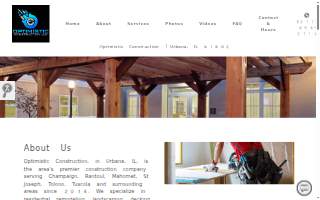 Optimistic Construction website