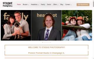 Staske Photography of Urbana website