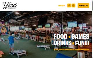 The Yard on Broadway website