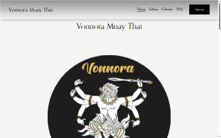 Vonnora Muay Thai website