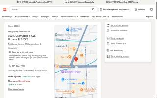 Walgreens of Urbana website