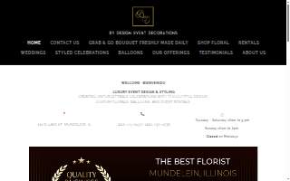 By Design Event Decorations Inc website