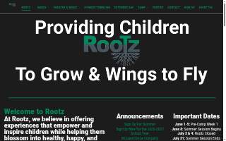 Rootz - Dance, Theater, Fitness & More! website