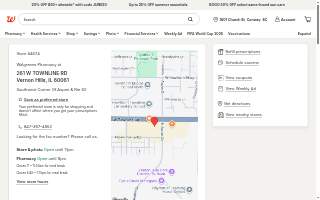 Walgreens of Vernon Hills website