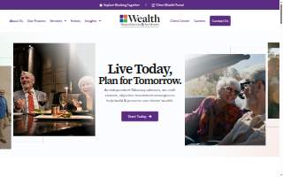 Wealth Financial Services & Tax Advisory website
