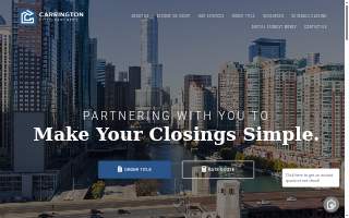 Carrington Title Partners LLC website