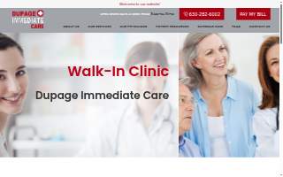 DuPage Immediate Care website