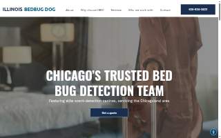 Illinois Bed Bug Dog website