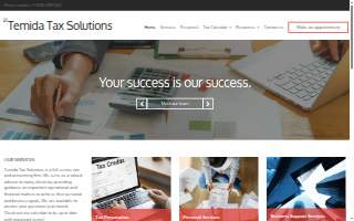 Temida Tax Solutions website
