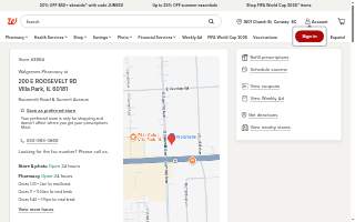 Walgreens Pharmacy of Villa Park website