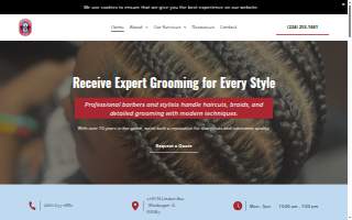 Barbershop Salon V.I.P website