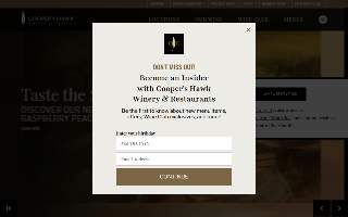 Cooper’s Hawk Winery & Restaurant of Waukegan website