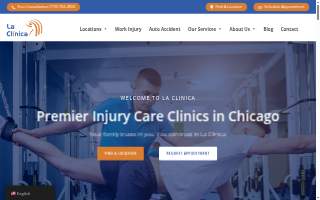 La Clinica SC Injury Specialists: Physical Therapy, Orthopedic & Pain Management of Waukegan website