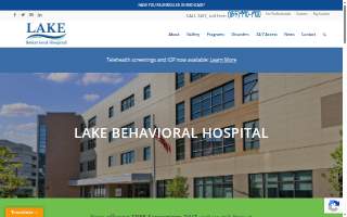 Lake Behavioral Hospital website