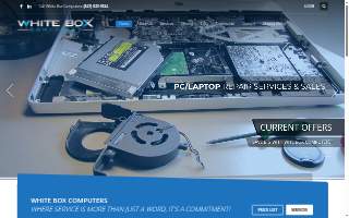 White Box Computers website