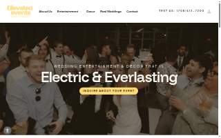 Elevated Events Chicago website