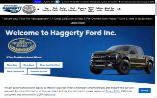 Haggerty Ford Inc. website