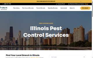 Hawx Pest Control website