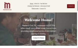 Marneris Law, P.C. website
