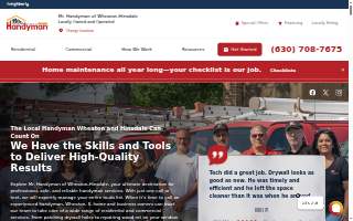 Mr. Handyman of Wheaton-Hinsdale website