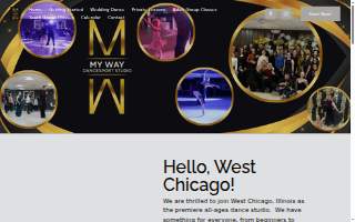 My Way Dancesport Studio website