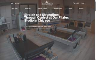 Pure Pilates Chicago website