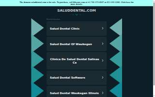 Salud Dental website