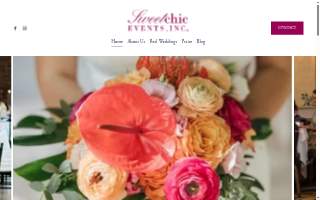 Sweetchic Events, Inc. of West Chicago website