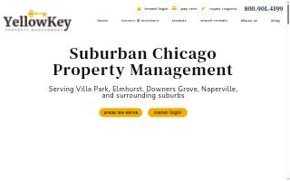 Yellow Key Property Management of West Chicago website