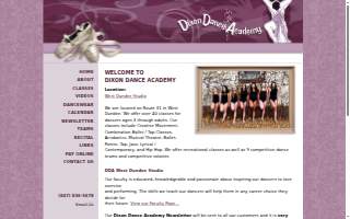Dixon Dance Academy website