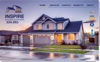 Inspire Interior and Exterior, Inc. website