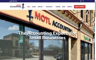Stevenson Tax and Accounting, Inc. now Motl Accounting website