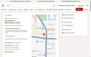 Walgreens Pharmacy of West Dundee website