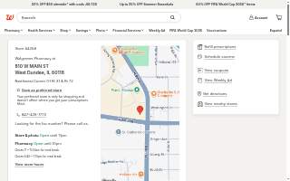 Walgreens of West Dundee website
