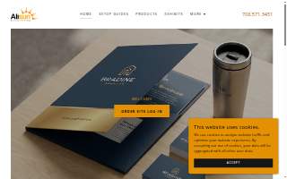Alisun Business Printing website