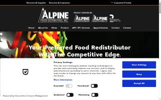 Alpine Food Shop Westchester website