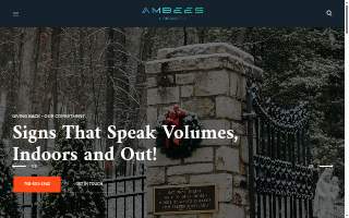 Ambees Signage website