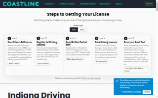 Excel Driving School website