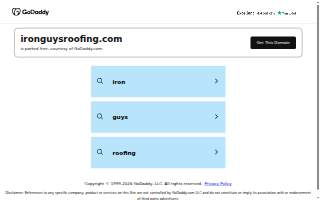 Iron Guys Roofing and Restoration LLC website