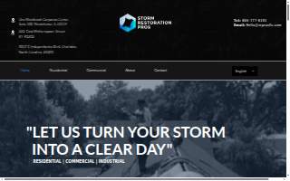 Storm Restoration Pros LLc website