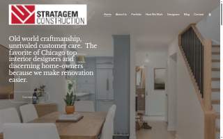 Stratagem Construction & Home Remodeling website