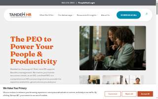 Tandem HR website
