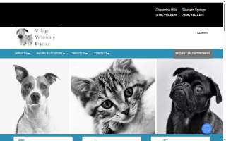 Village Veterinary Practice website