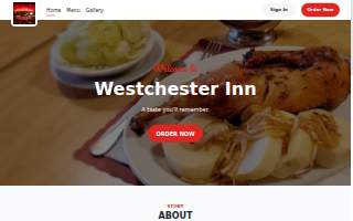 Westchester Inn website